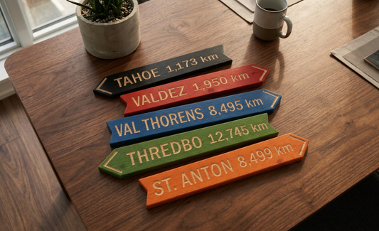 Directional Wood Mountain Location Signs