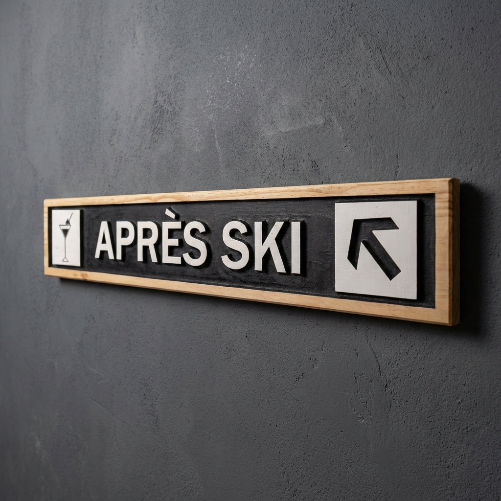 The Après-Ski Celebration Sign
