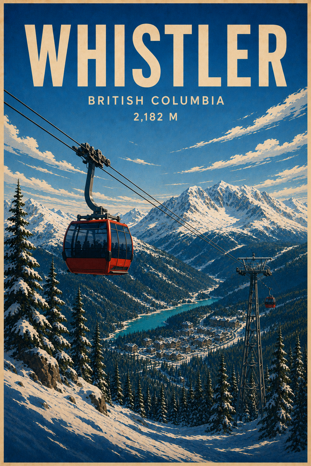 Whistler — Advent Canadian Hero Series | Framed Art Print