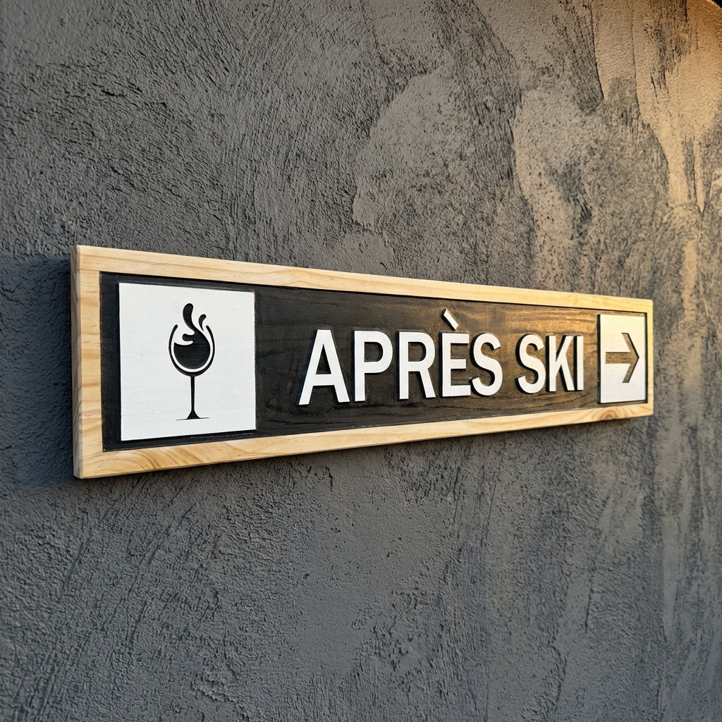 The Après-Ski Celebration Sign