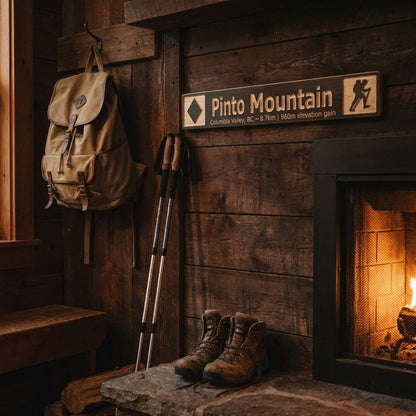 The Modern Trail: Your Custom Contemporary Sign