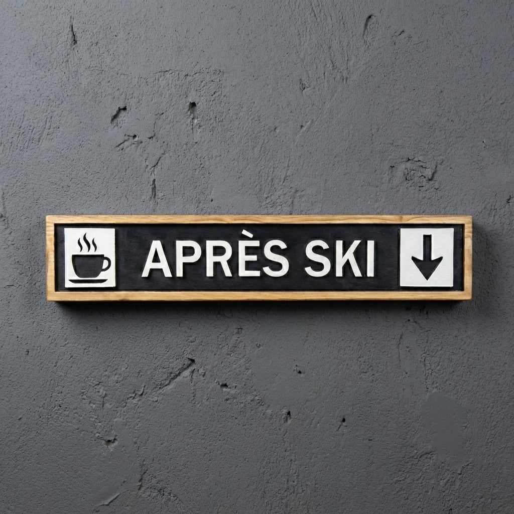 The Après-Ski Celebration Sign
