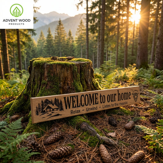 The Family Welcome Sign: A Custom Carved Heirloom
