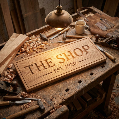 Custom Text Wooden Sign - Your Words, Your Design