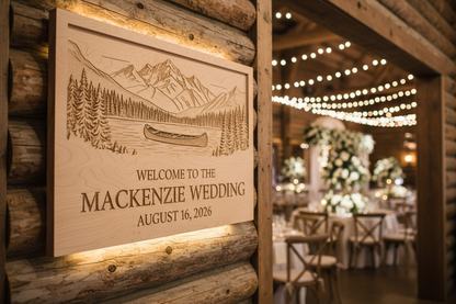 Canoe Lake Wedding Maple