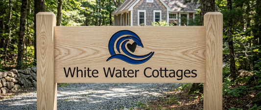 Custom Cottage Driveway Sign – CNC-Carved Personalised Property Sign