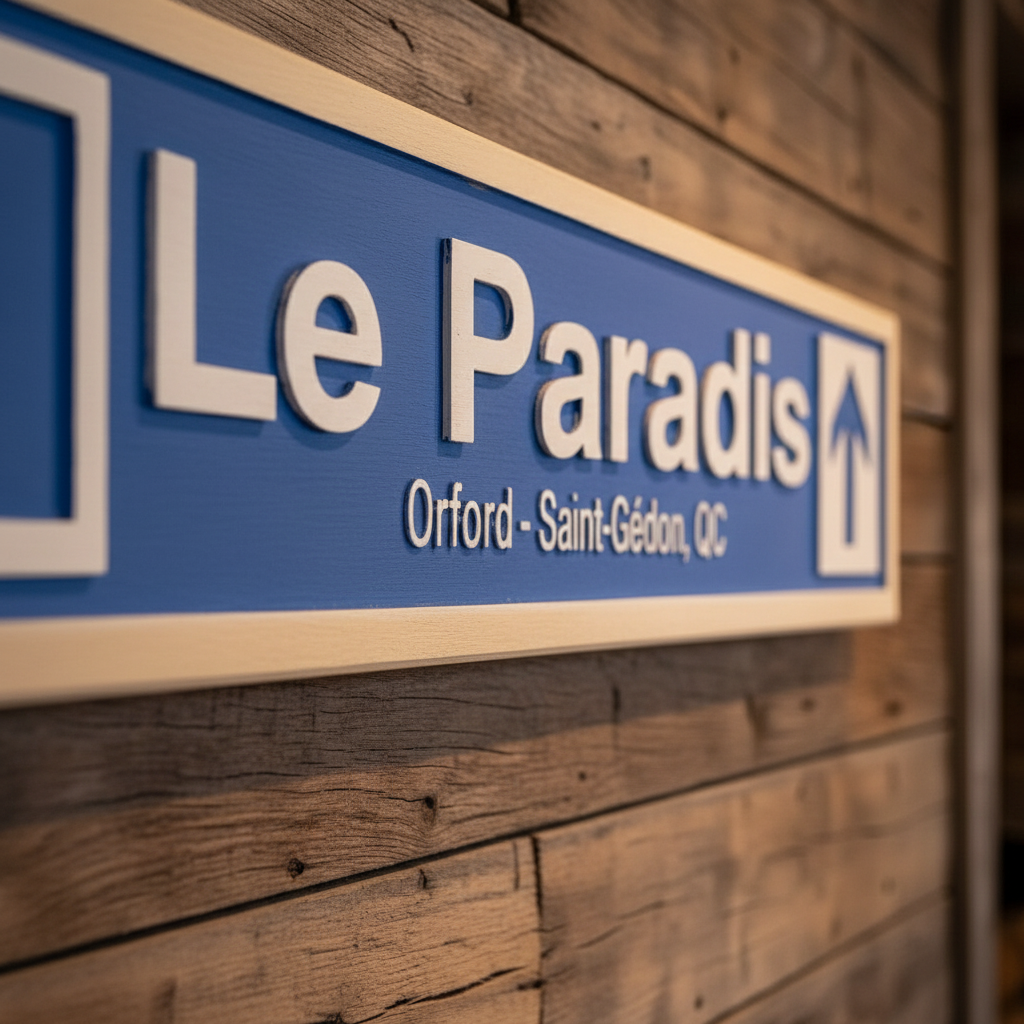 Detail - Framed Sign Craftsmanship