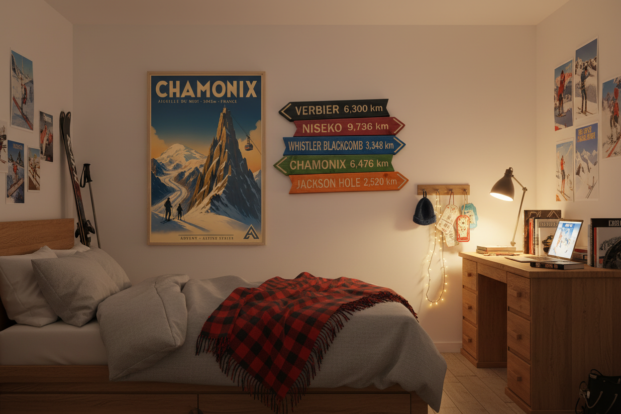 Directional Signs — Full Teen Bedroom Scene