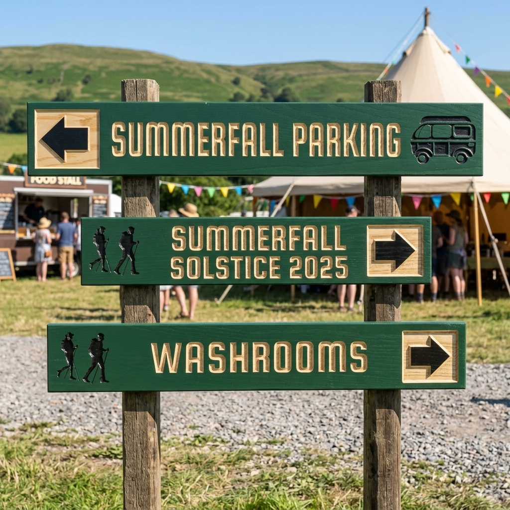 Custom Event Sign — Conventional Style