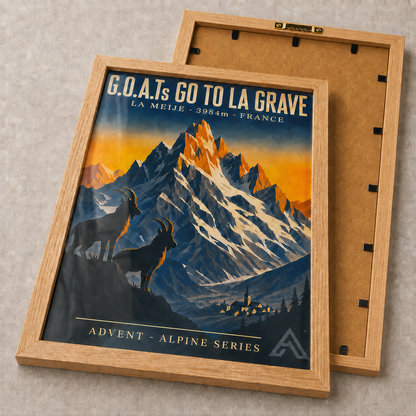 La Grave — Advent Alpine Series | Framed Art Print