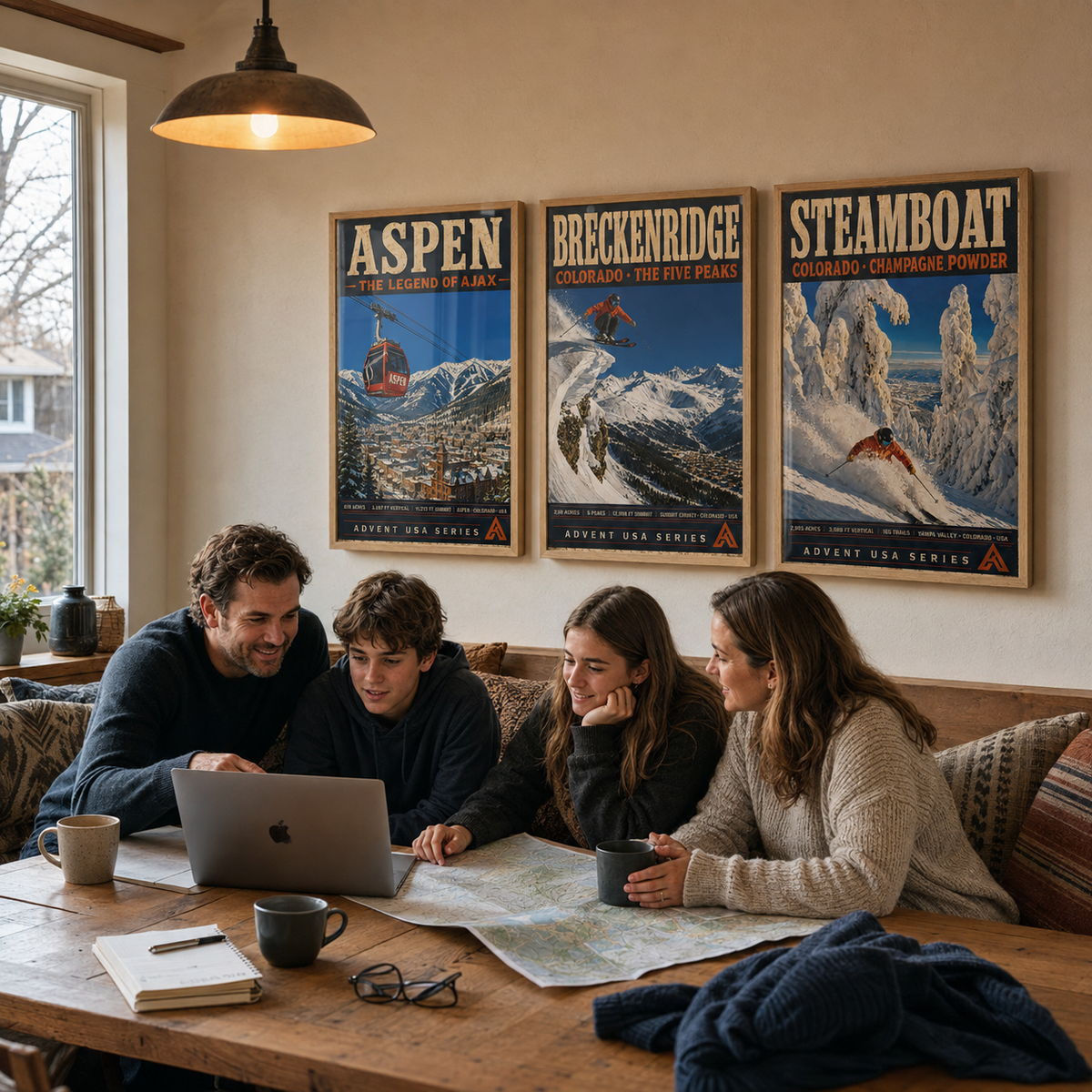 Aspen — Advent USA Series | Framed Art Print