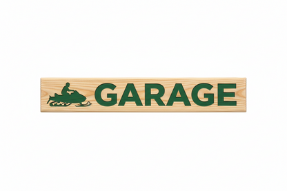 Rustic Pine Location Signs — Cabin, Cottage & Camp