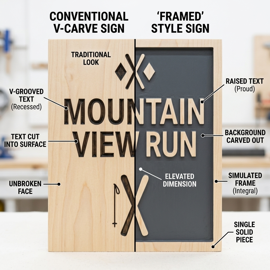 Custom Event Sign — Framed Style
