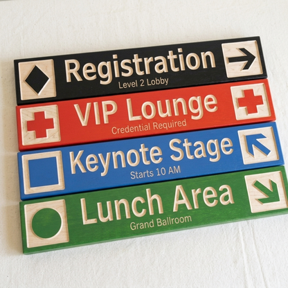 Custom Event Sign — Conventional Style