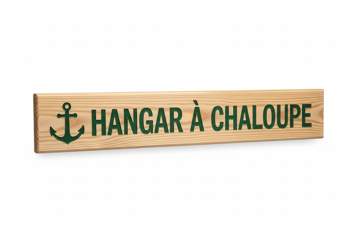 Rustic Pine Location Signs — Cabin, Cottage & Camp