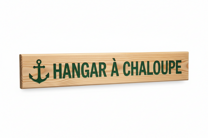 Rustic Pine Location Signs — Cabin, Cottage & Camp