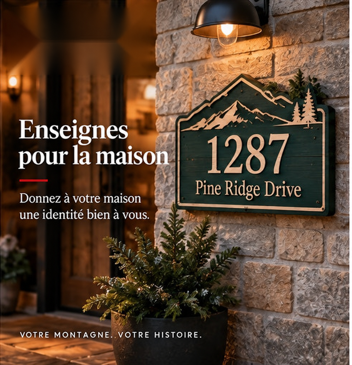 Bannière de collection en français