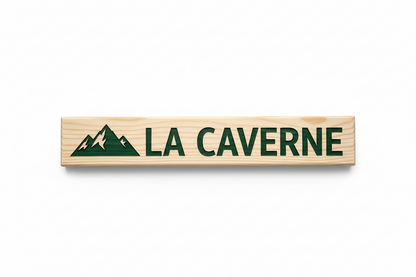 Rustic Pine Location Signs — Cabin, Cottage & Camp
