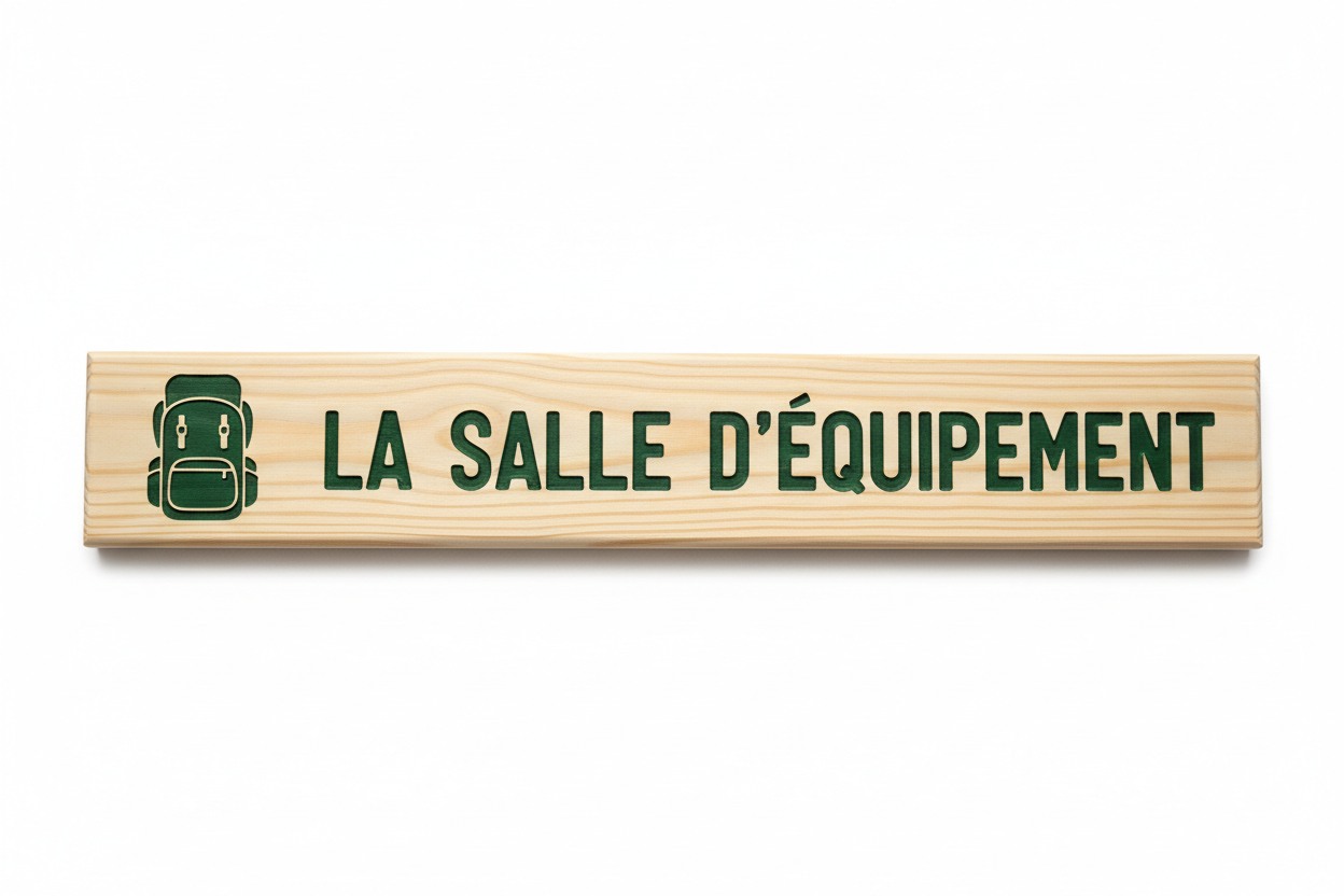 Rustic Pine Location Signs — Cabin, Cottage & Camp