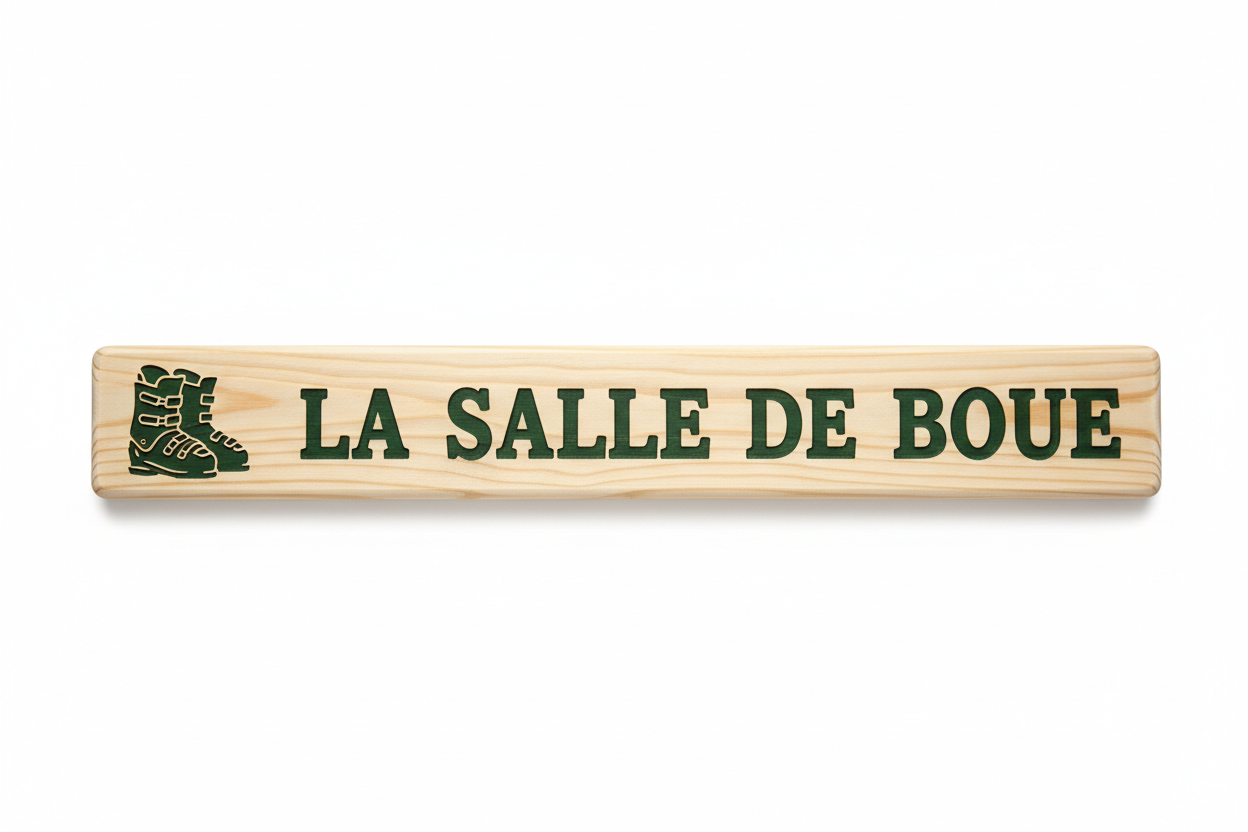 Rustic Pine Location Signs — Cabin, Cottage & Camp