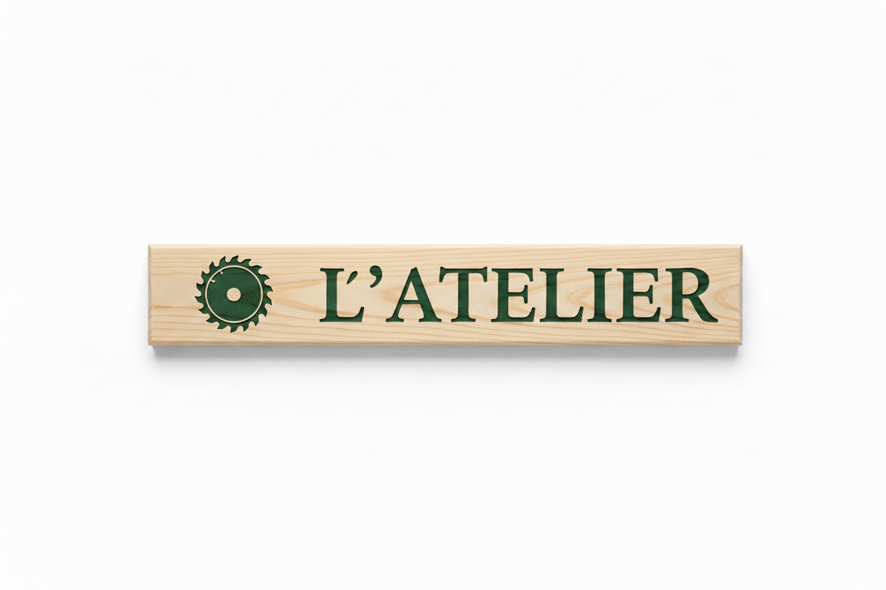Rustic Pine Location Signs — Cabin, Cottage & Camp
