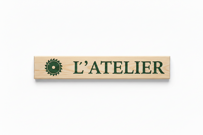 Rustic Pine Location Signs — Cabin, Cottage & Camp
