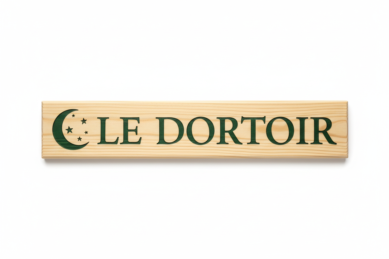 Rustic Pine Location Signs — Cabin, Cottage & Camp