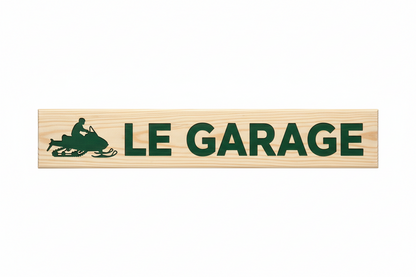 Rustic Pine Location Signs — Cabin, Cottage & Camp