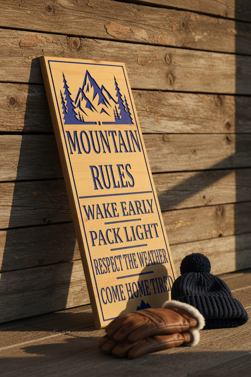 Mountain Rules — Pine Face — Leaning