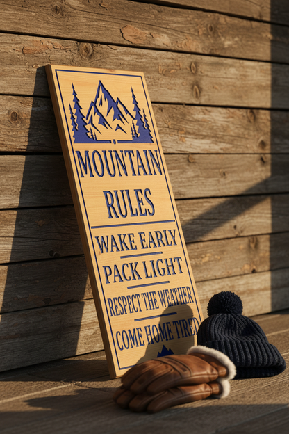 Mountain Rules — Pine Face — Leaning