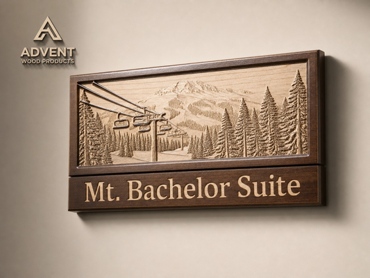 Custom Wood Welcome & Event Sign | CNC-Carved Canadian Timber | Weddings, Corporate & Venue Signage