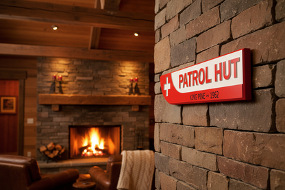Red Sign Ski Lodge