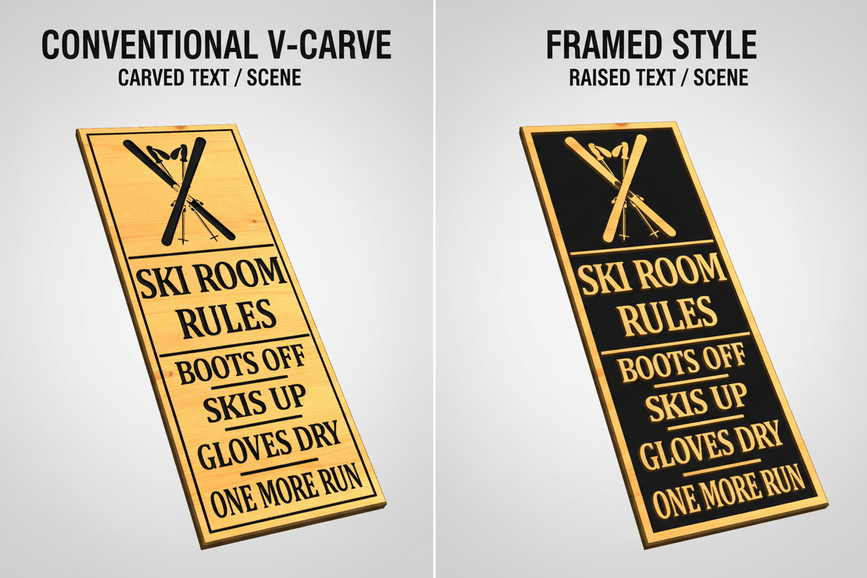 Ski Room Rules — Style Comparison