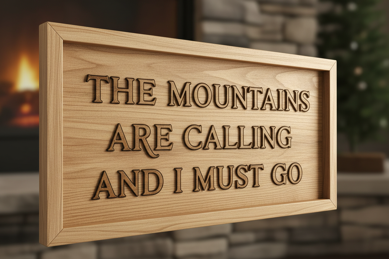 Custom Quote - Rustic Wood Sign (Personalized)