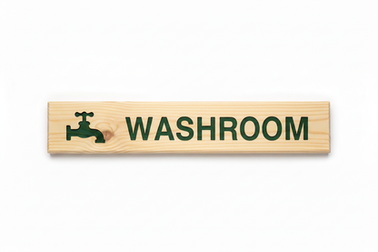 Washroom with tap