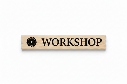 Rustic Pine Location Signs — Cabin, Cottage & Camp