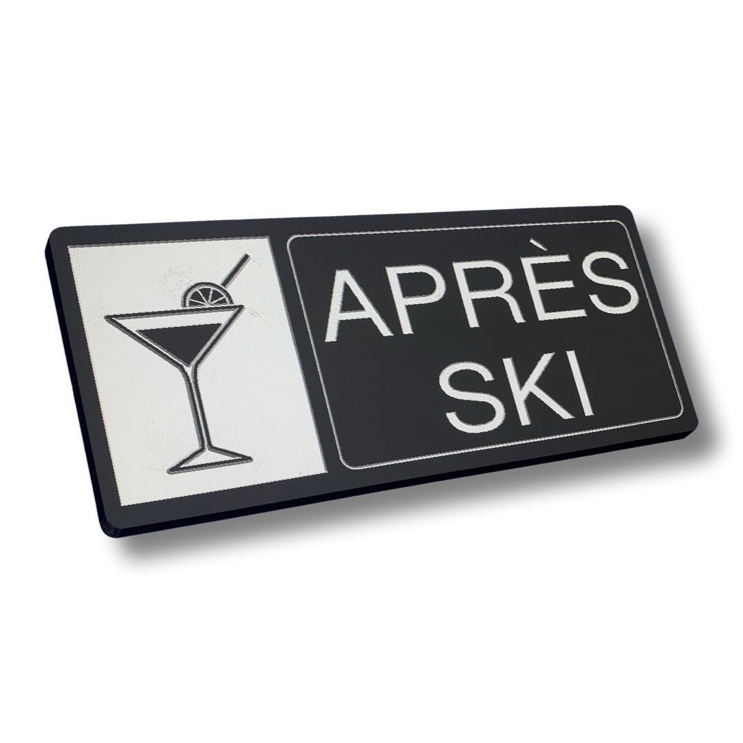 Apres Ski wood sign - Advent Wood Products