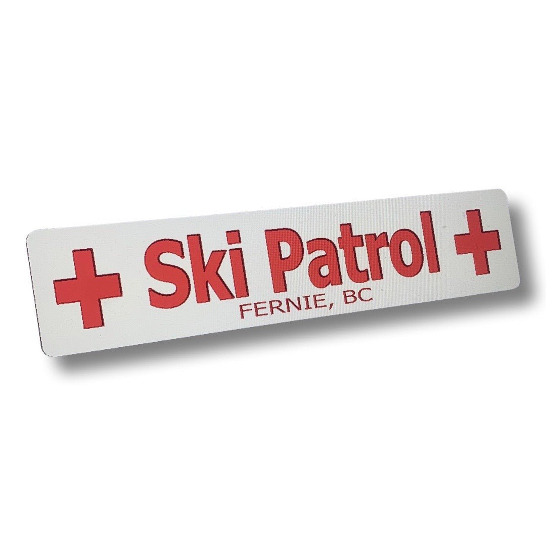 Custom Ski Patrol Resort wood sign - Advent Wood Products